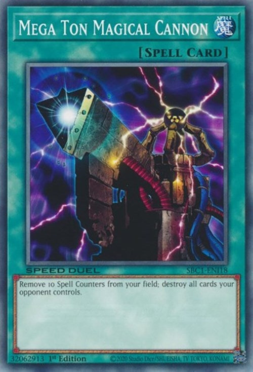 Image for Mega Ton Magical Cannon (SBC1-ENI18) (SBC1) - YuGiOh