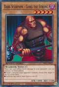 Image for Dark Scorpion - Gorg the Strong (SBC1-ENI25) (SBC1) - YuGiOh