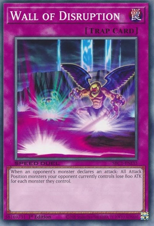Image for Wall of Disruption (SBC1-ENI33) (SBC1) - YuGiOh