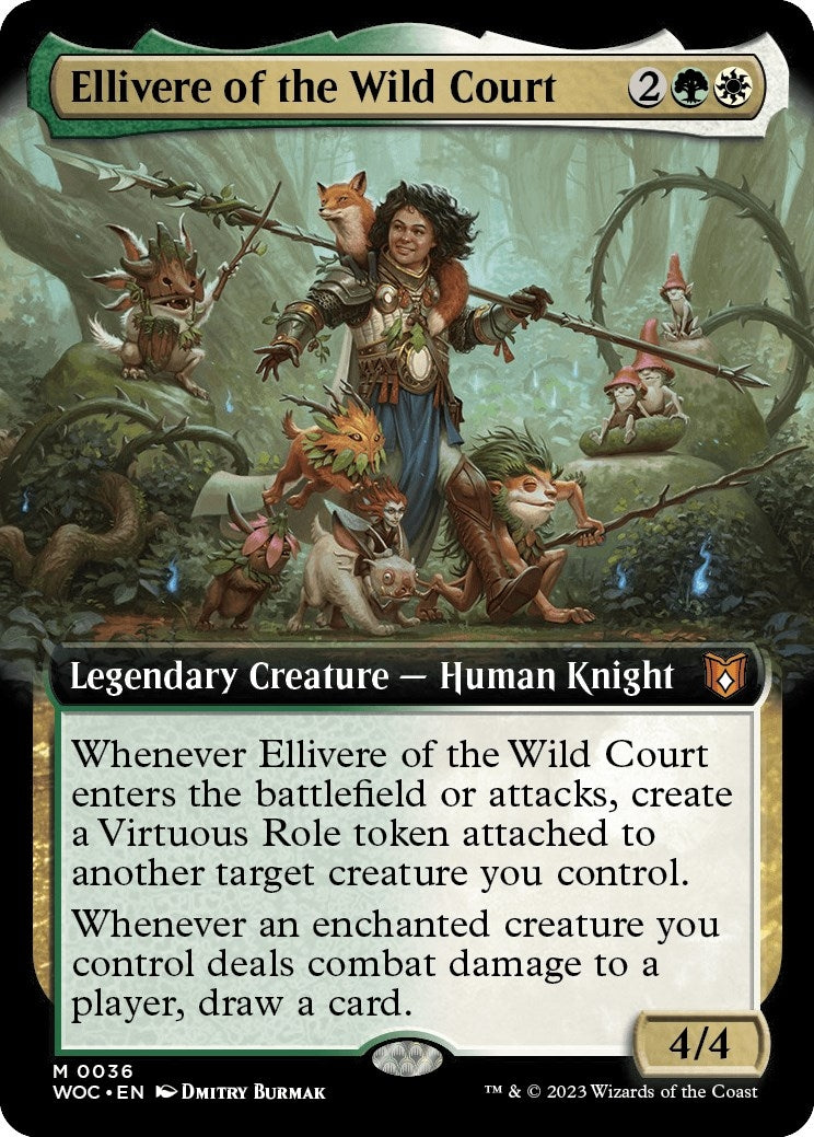 Image for Ellivere of the Wild Court (Extended Art) (36) (Wilds of Eldraine) - Magic: The Gathering