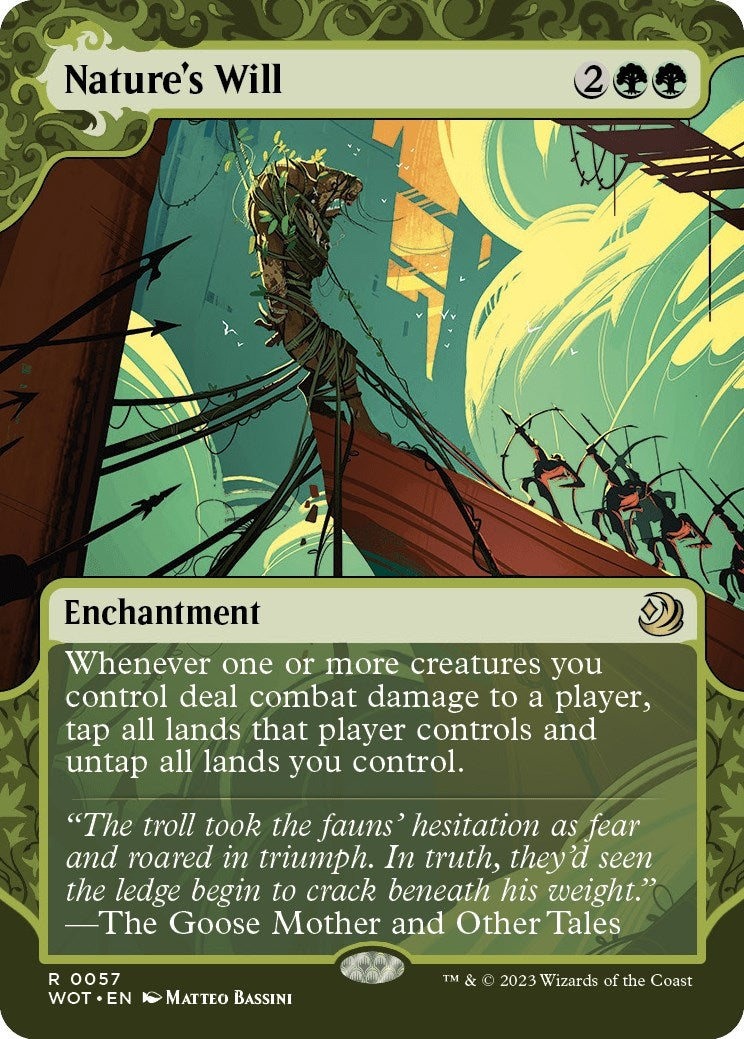 Image for Nature's Will (57) (Wilds of Eldraine: Enchanting Tales) - Magic: The Gathering