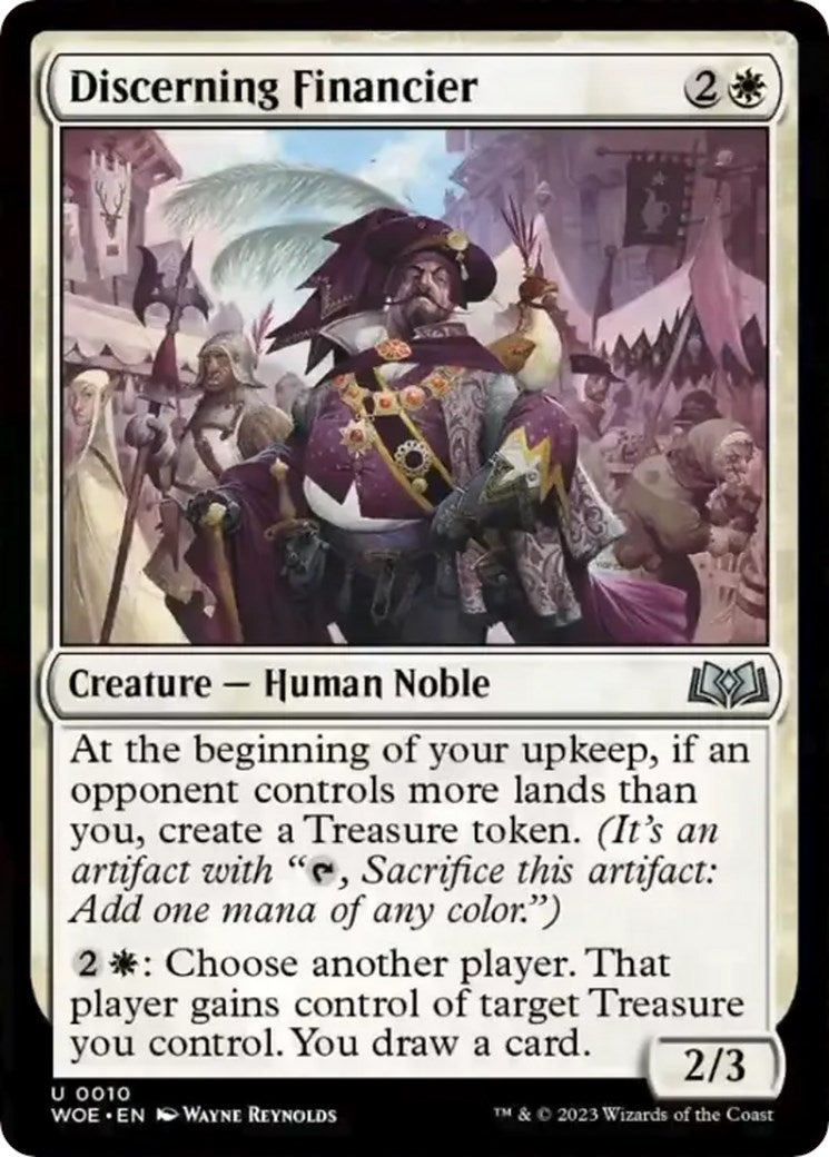 Image for Discerning Financier (10) (Wilds of Eldraine) - Magic: The Gathering