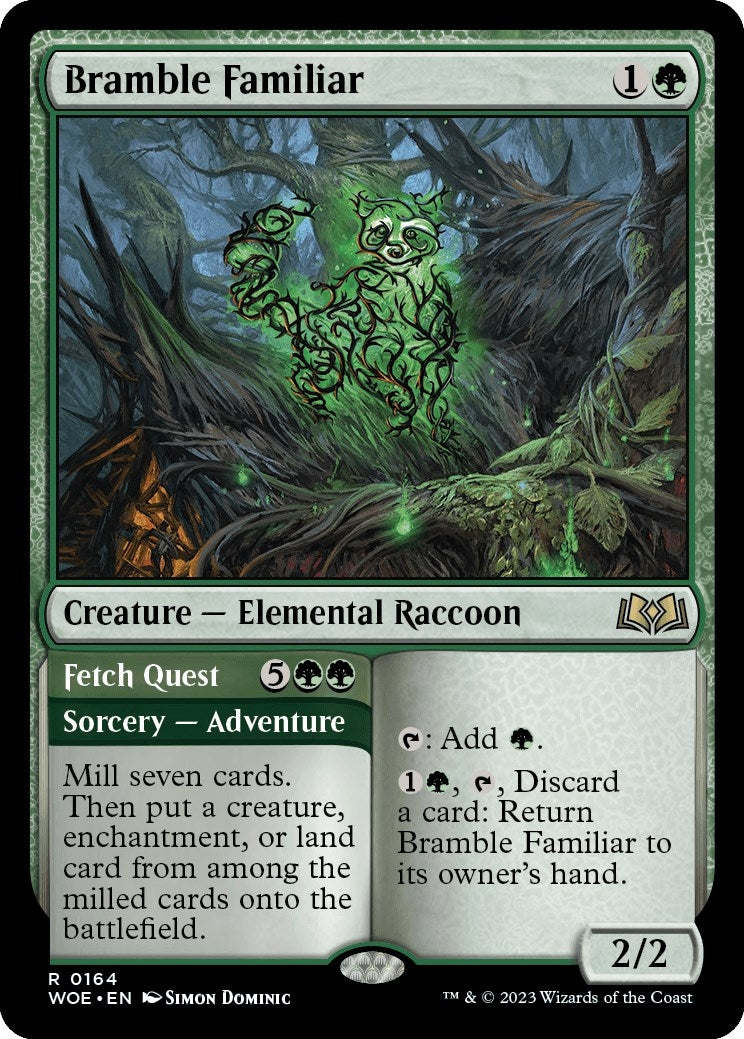 Image for Bramble Familiar (164) (Wilds of Eldraine) - Magic: The Gathering