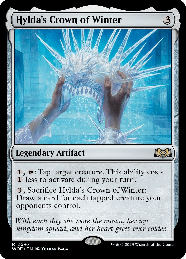 Image for Hylda's Crown of Winter (247) (Wilds of Eldraine) - Magic: The Gathering