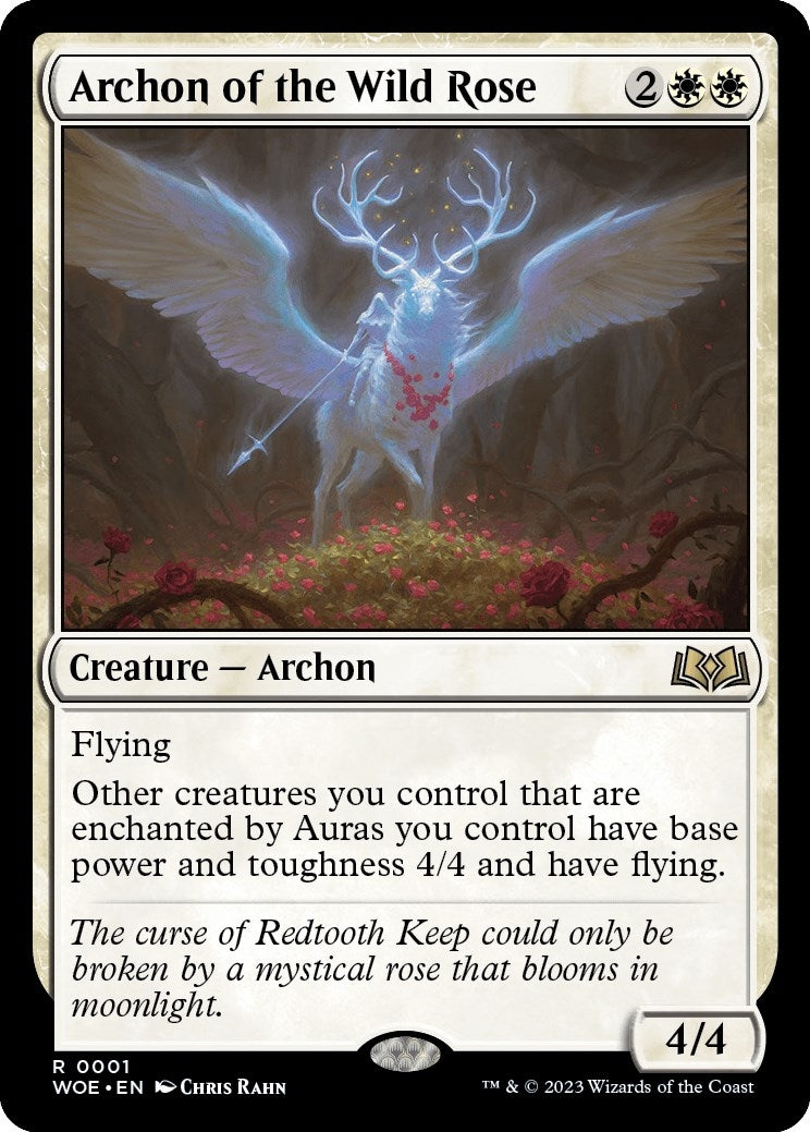 Image for Archon of the Wild Rose (1) (Wilds of Eldraine) - Magic: The Gathering