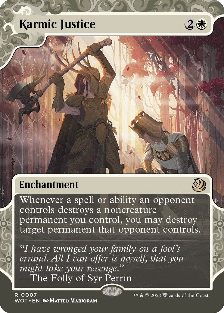 Image for Karmic Justice (7) (Wilds of Eldraine: Enchanting Tales) - Magic: The Gathering