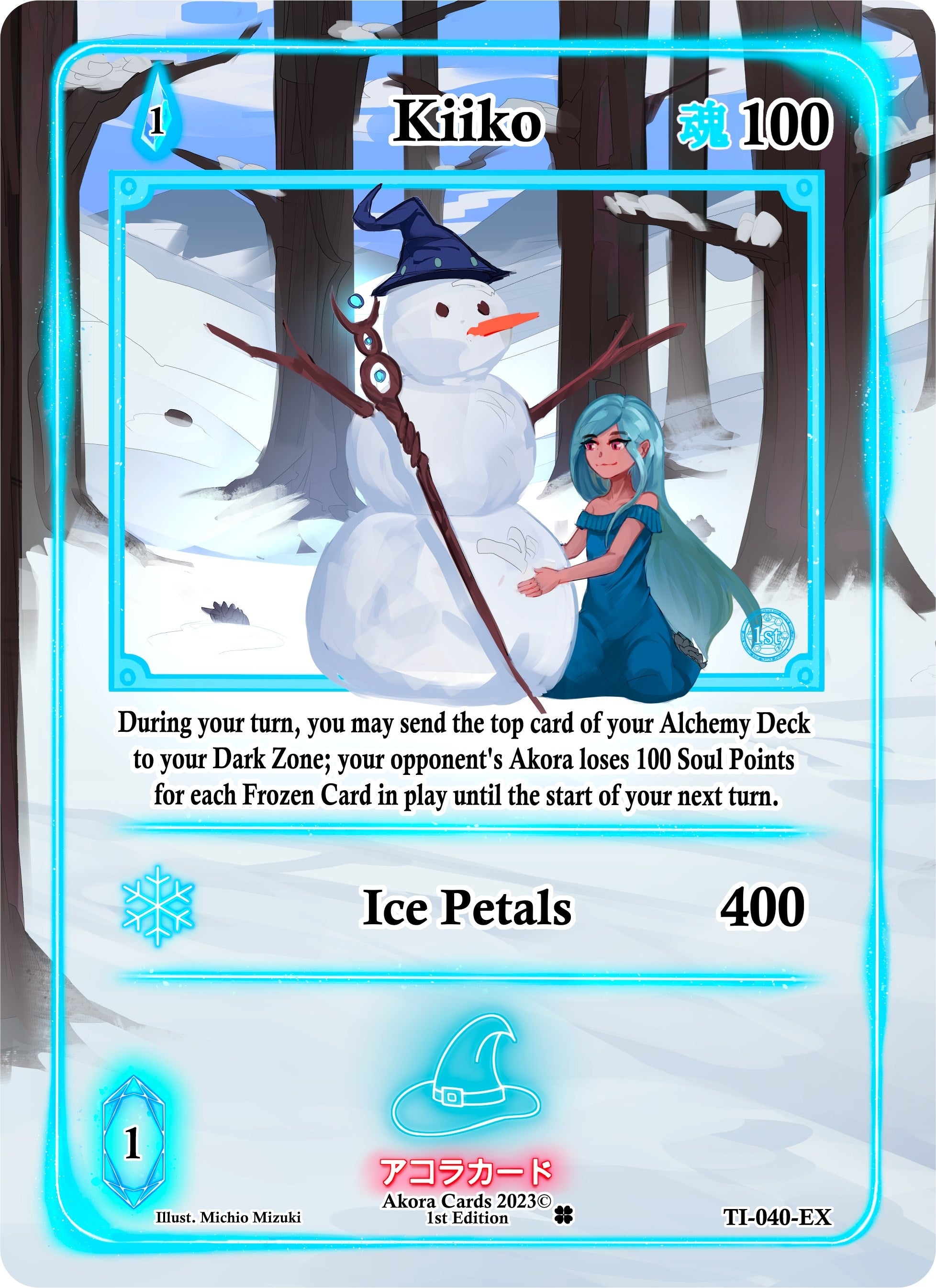 Image for Kiiko (Extended Art) (TI-040-EX) (Trials of Ikithia [1st Edition]) - Akora TCG