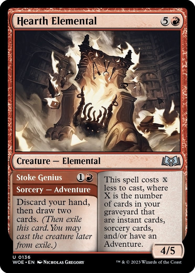 Image for Hearth Elemental (136) (Wilds of Eldraine) - Magic: The Gathering