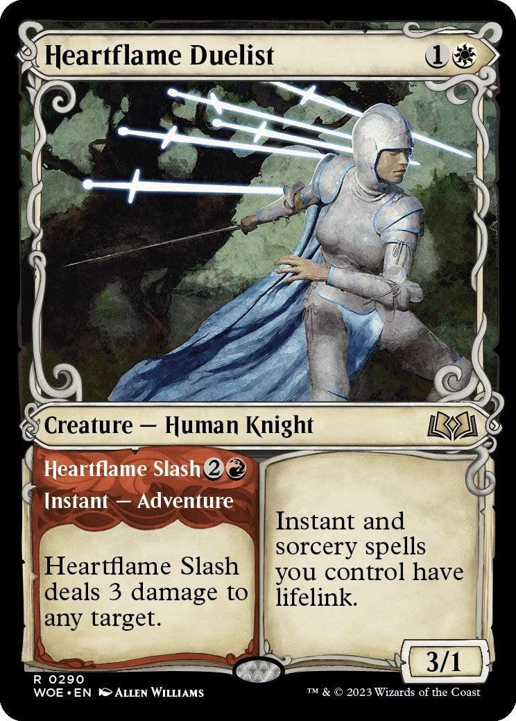 Image for Heartflame Duelist (Showcase) (290) (Wilds of Eldraine) - Magic: The Gathering