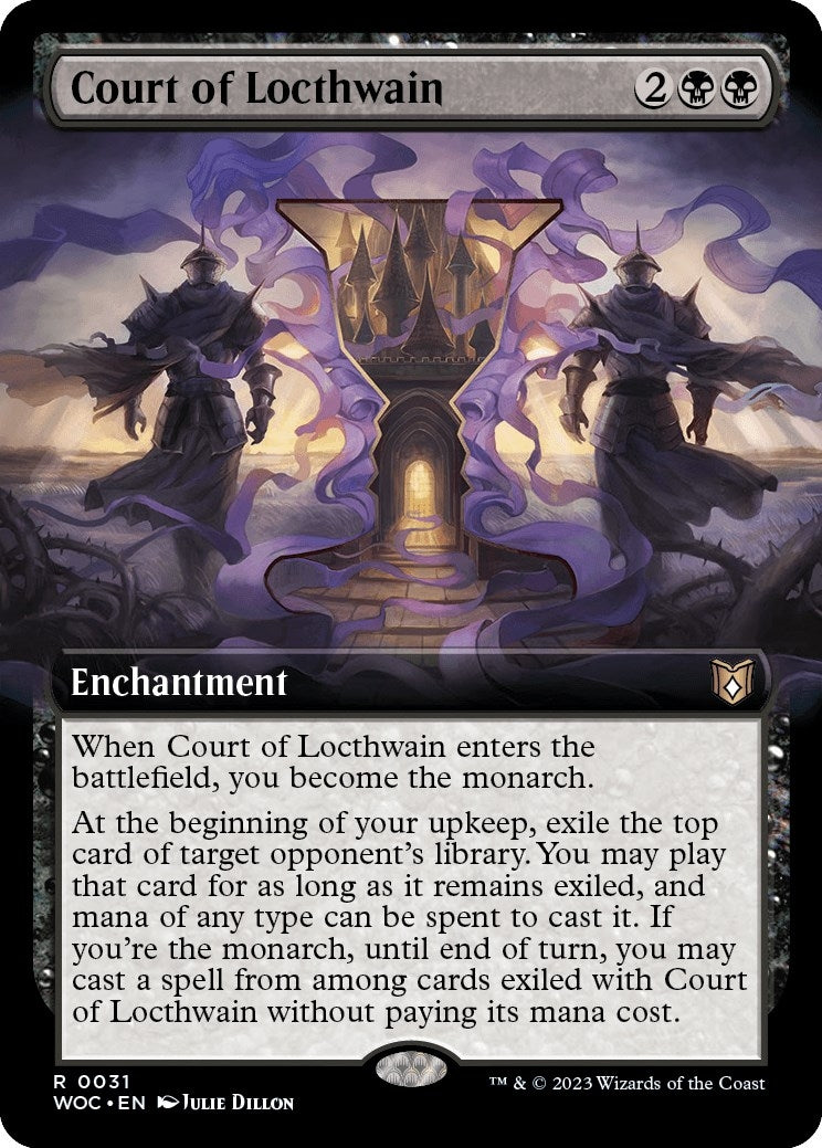 Image for Court of Locthwain (Extended Art) (31) (Wilds of Eldraine) - Magic: The Gathering