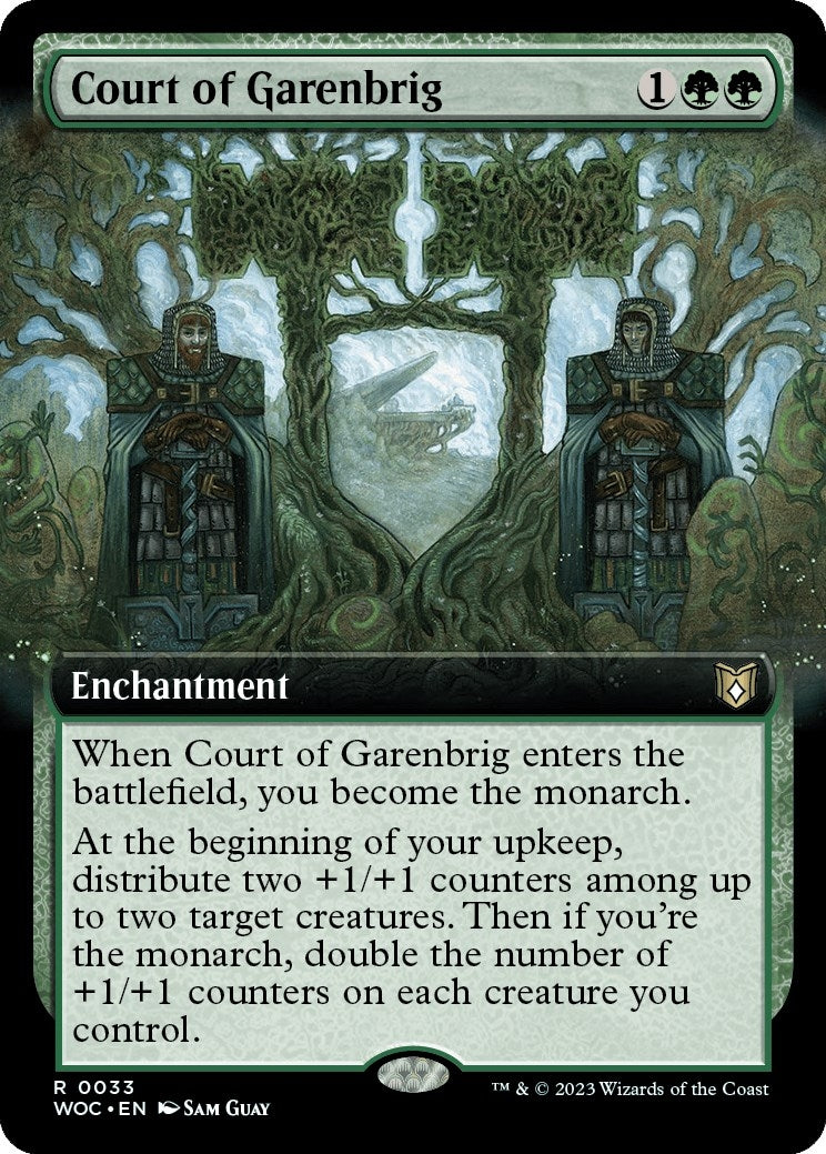 Image for Court of Garenbrig (Extended Art) (33) (Wilds of Eldraine) - Magic: The Gathering