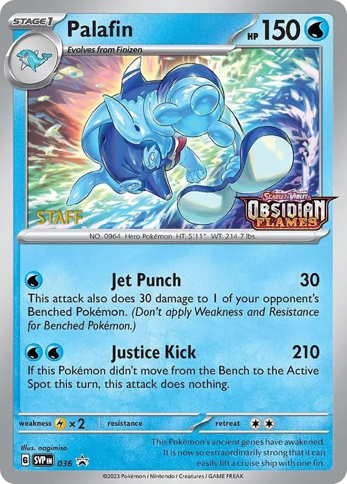 Image for Palafin - 036 (Prerelease) [Staff] (036) (SVP) - Pokemon