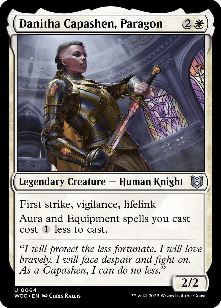 Image for Danitha Capashen, Paragon (64) (Wilds of Eldraine) - Magic: The Gathering