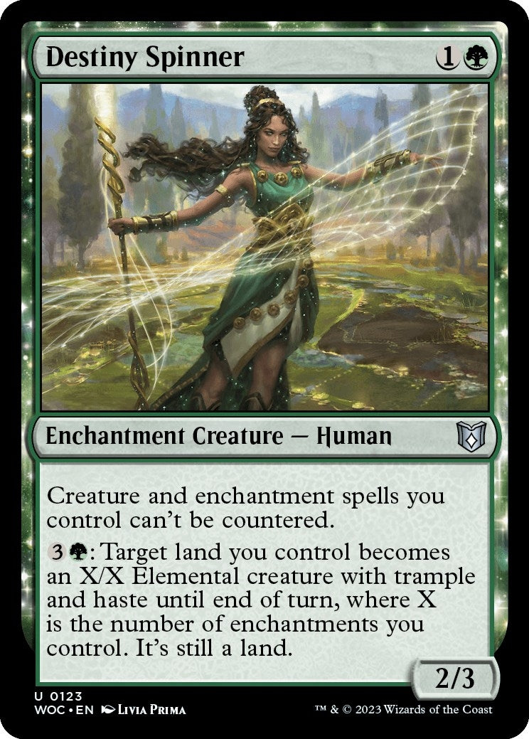 Image for Destiny Spinner (123) (Wilds of Eldraine) - Magic: The Gathering