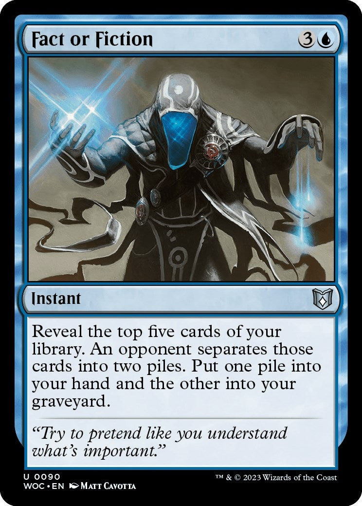 Image for Fact or Fiction (90) (Wilds of Eldraine) - Magic: The Gathering