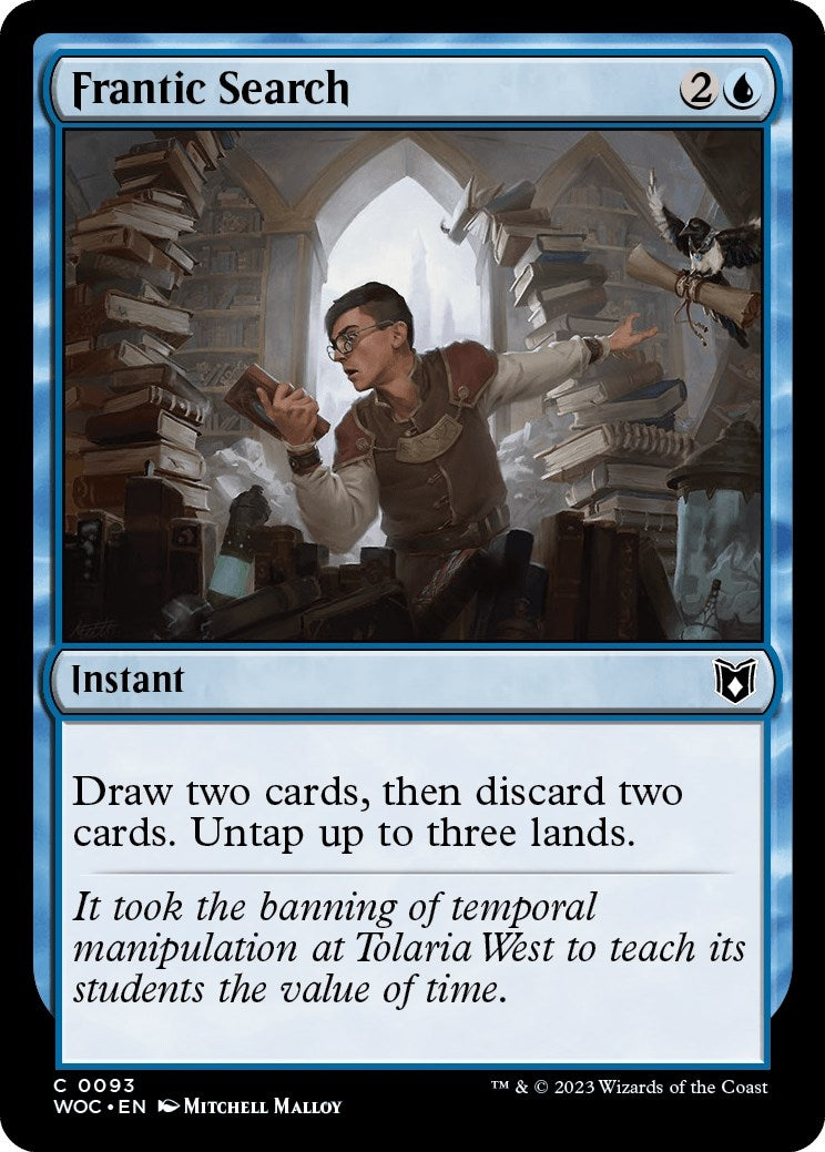 Image for Frantic Search (93) (Wilds of Eldraine) - Magic: The Gathering