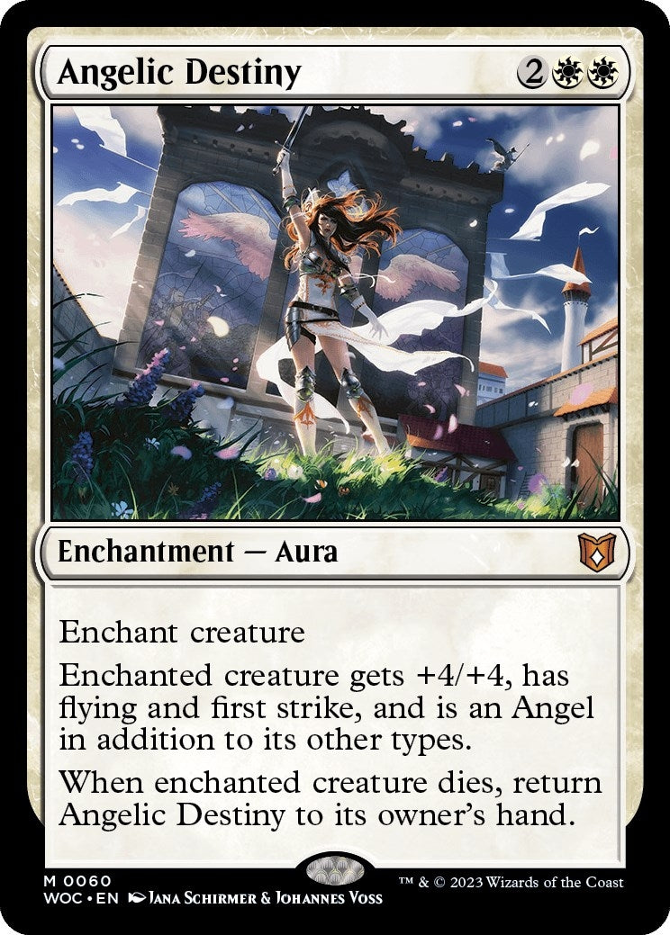 Image for Angelic Destiny (60) (Wilds of Eldraine) - Magic: The Gathering