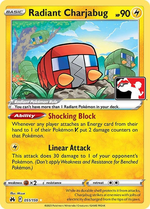 Image for Radiant Charjabug (051/159) - Pokemon