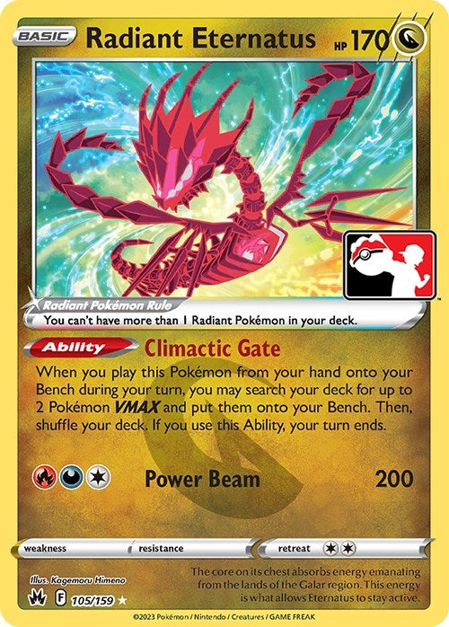 Image for Radiant Eternatus (105/159) - Pokemon