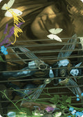 Image for Cooped Up Art Card (Gold-Stamped Signature) (1) (Wilds of Eldraine) - Magic: The Gathering