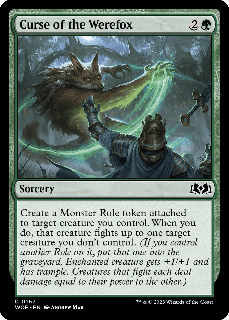 Image for Curse of the Werefox (167) (Wilds of Eldraine) - Magic: The Gathering