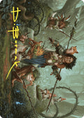 Image for Ellivere of the Wild Court Art Card (Gold-Stamped Signature) (49) (Wilds of Eldraine) - Magic: The Gathering
