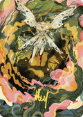 Image for Greater Auramancy Art Card (Gold-Stamped Signature) (61) (Wilds of Eldraine) - Magic: The Gathering
