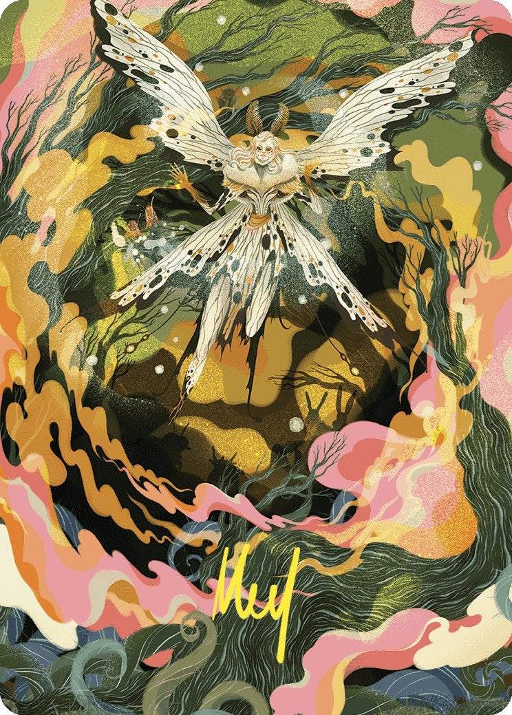Image for Greater Auramancy Art Card (Gold-Stamped Signature) (61) (Wilds of Eldraine) - Magic: The Gathering