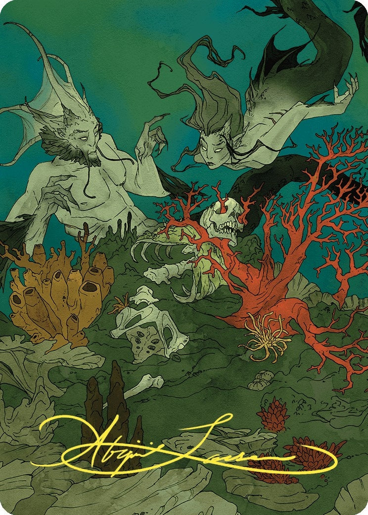 Image for Curiosity Art Card (Gold-Stamped Signature) (65) (Wilds of Eldraine) - Magic: The Gathering