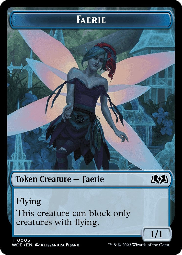 Image for Faerie Token (5) (Wilds of Eldraine) - Magic: The Gathering