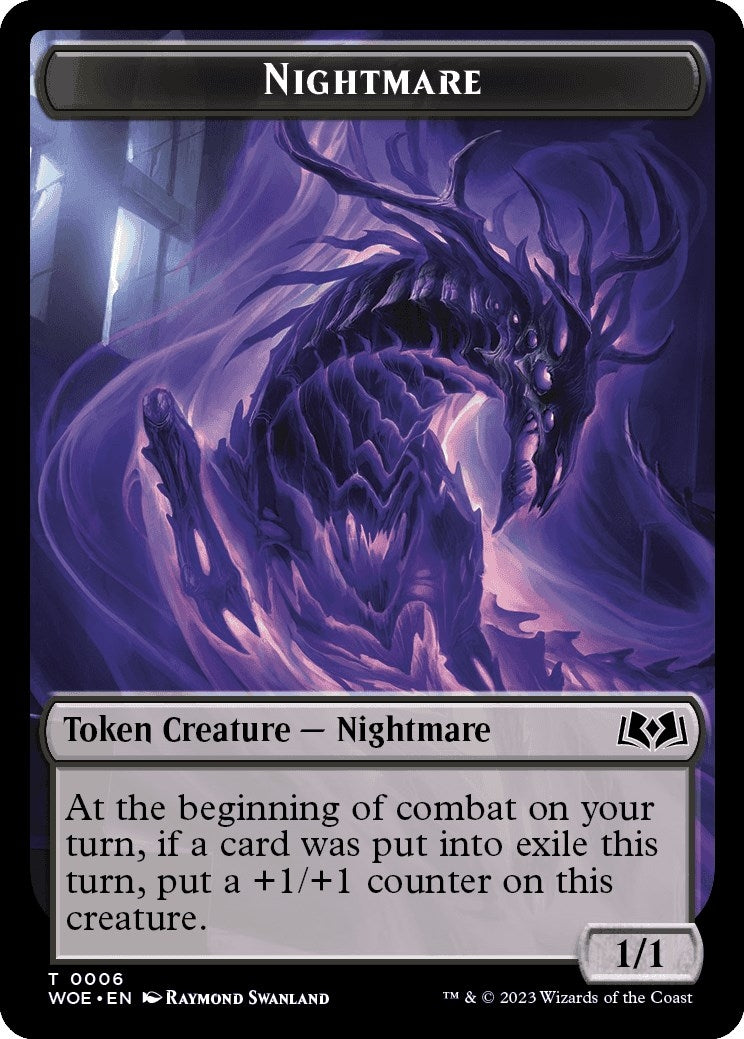 Image for Nightmare Token (6) (Wilds of Eldraine) - Magic: The Gathering