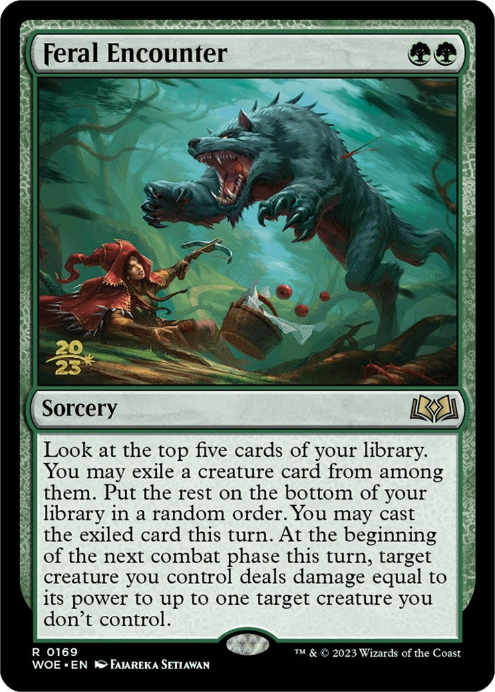 Image for Feral Encounter (169) (Prerelease Cards) - Magic: The Gathering