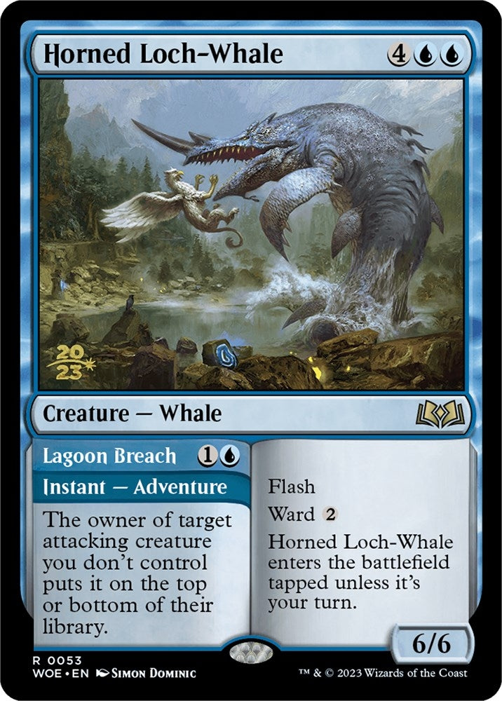 Image for Horned Loch-Whale (53) (Prerelease Cards) - Magic: The Gathering