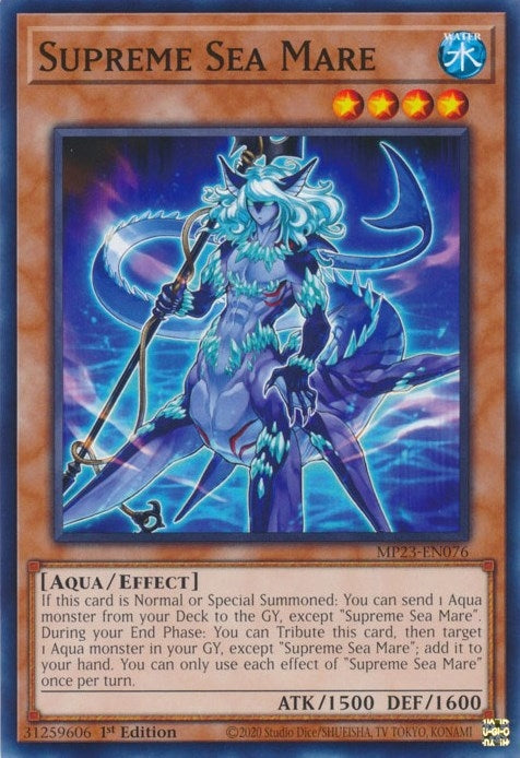 Image for Supreme Sea Mare (MP23-EN076) (MP23) - YuGiOh