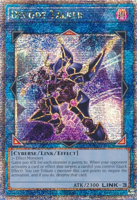 Image for Decode Talker (Quarter Century Secret Rare) (TN23-EN009) (TN23) - YuGiOh