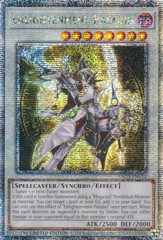Image for Enlightenment Paladin (Quarter Century Secret Rare) (TN23-EN010) (TN23) - YuGiOh