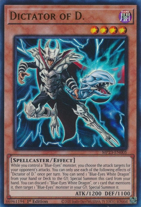 Image for Dictator of D. (MP23-EN005) (MP23) - YuGiOh