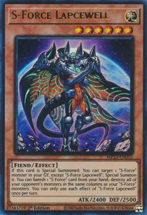 Image for S-Force Lapcewell (MP23-EN012) (MP23) - YuGiOh