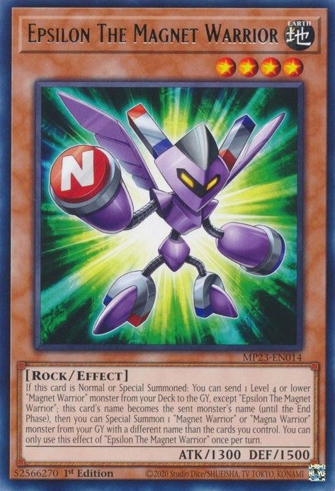 Image for Epsilon The Magnet Warrior (MP23-EN014) (MP23) - YuGiOh