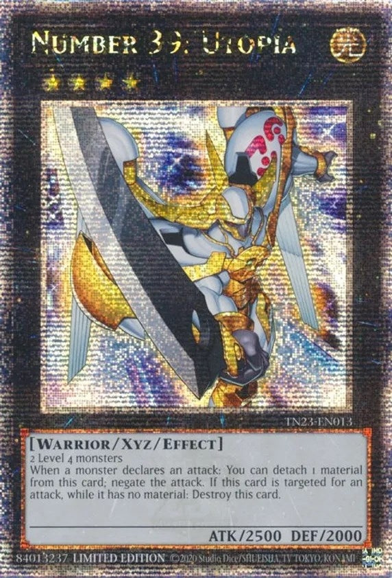 Image for Number 39: Utopia (Quarter Century Secret Rare) (TN23-EN013) (TN23) - YuGiOh