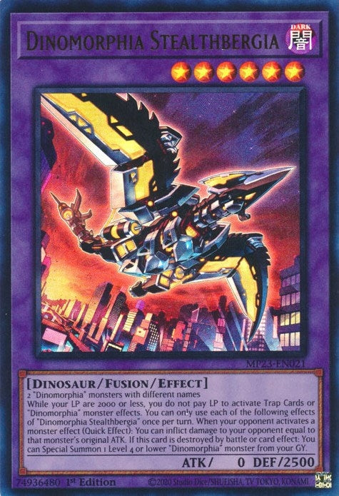 Image for Dinomorphia Stealthbergia (MP23-EN021) (MP23) - YuGiOh