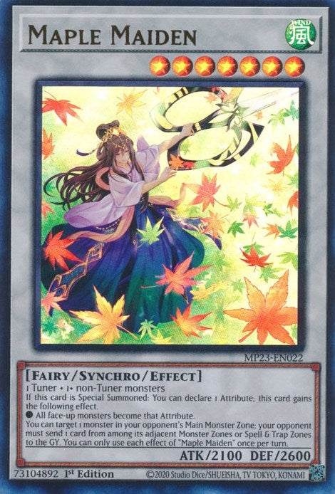 Image for Maple Maiden (MP23-EN022) (MP23) - YuGiOh