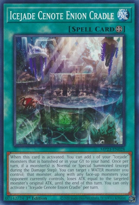 Image for Icejade Cenote Enion Cradle (MP23-EN028) (MP23) - YuGiOh