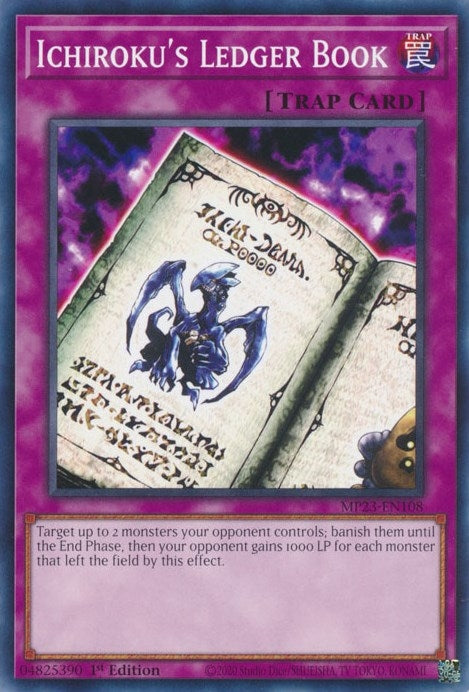 Image for Ichiroku's Ledger Book (MP23-EN108) (MP23) - YuGiOh