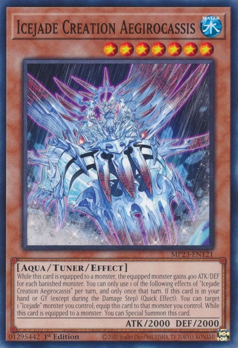 Image for Icejade Creation Aegirocassis (MP23-EN121) (MP23) - YuGiOh