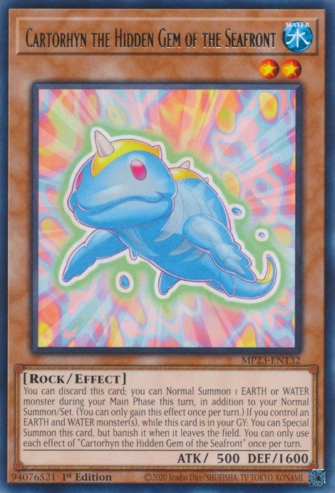 Image for Cartorhyn the Hidden Gem of the Seafront (MP23-EN132) (MP23) - YuGiOh