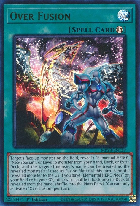 Image for Over Fusion (MP23-EN137) (MP23) - YuGiOh