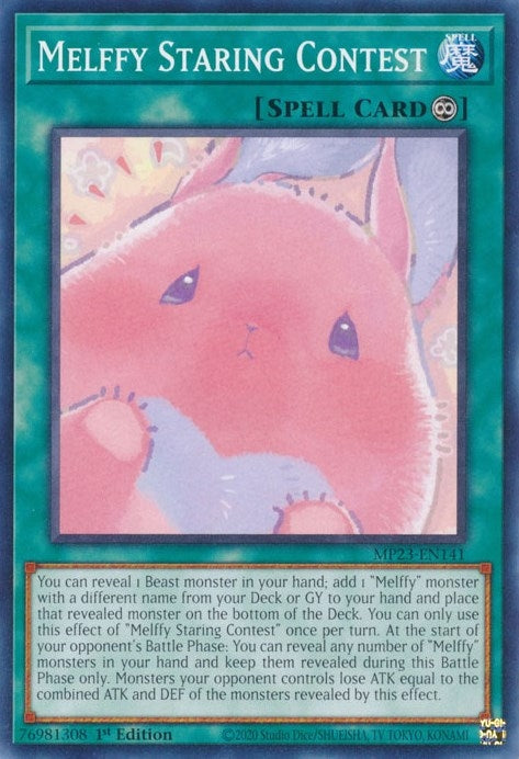 Image for Melffy Staring Contest (MP23-EN141) (MP23) - YuGiOh