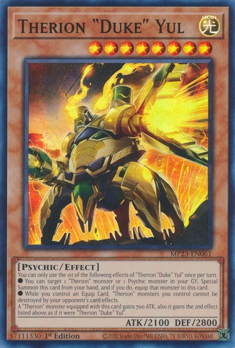 Image for Therion "Duke" Yul (MP23-EN061) (MP23) - YuGiOh