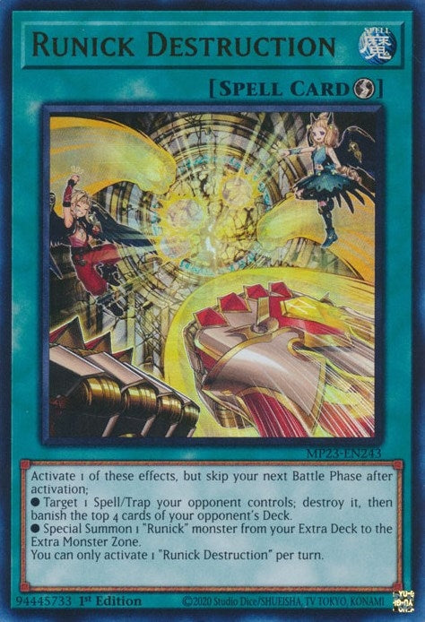 Image for Runick Destruction (MP23-EN243) (MP23) - YuGiOh